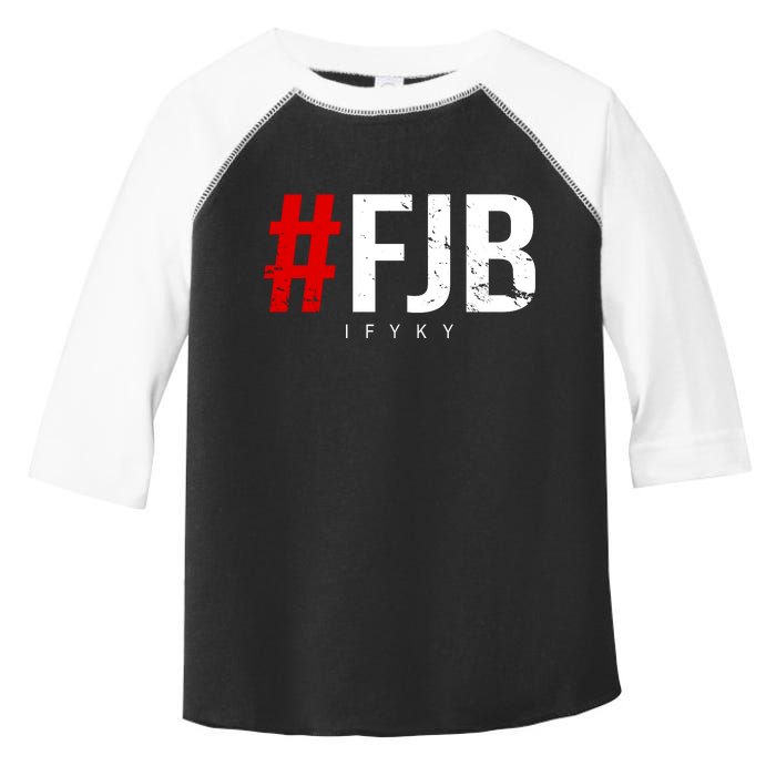 F.J.B Vintage Pro American IFYKY FJB F Biden Toddler Fine Jersey T-Shirt