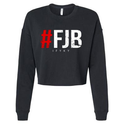 F.J.B Vintage Pro American IFYKY FJB F Biden Cropped Pullover Crew