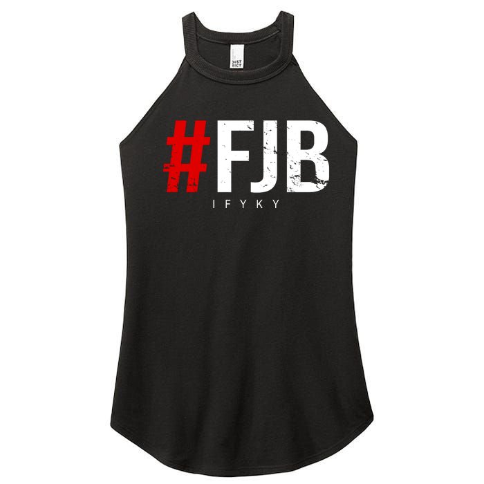 F.J.B Vintage Pro American IFYKY FJB F Biden Women's Perfect Tri Rocker Tank