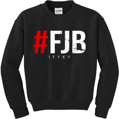 F.J.B Vintage Pro American IFYKY FJB F Biden Kids Sweatshirt