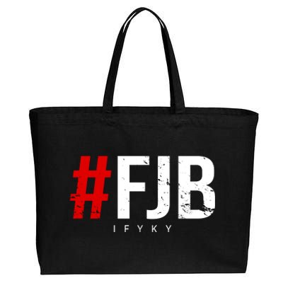 F.J.B Vintage Pro American IFYKY FJB F Biden Cotton Canvas Jumbo Tote