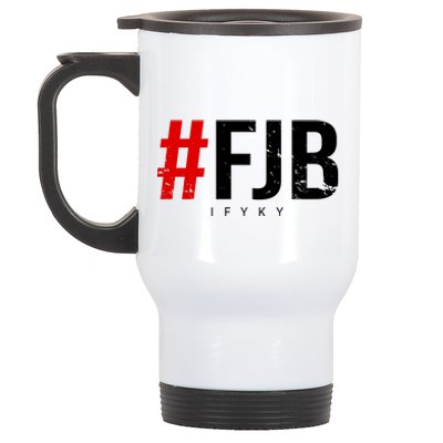 F.J.B Vintage Pro American IFYKY FJB F Biden Stainless Steel Travel Mug