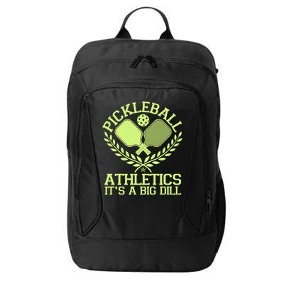 Funny Vintage Pickleball Athletics It's A Big Dill City Backpack