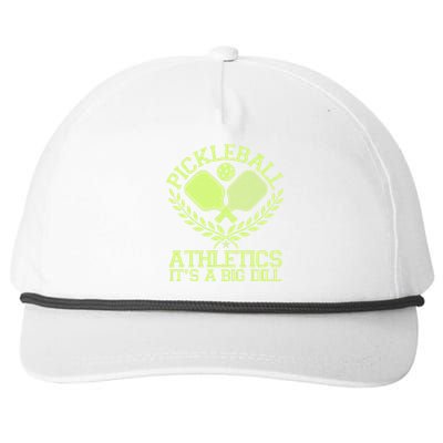 Funny Vintage Pickleball Athletics It's A Big Dill Snapback Five-Panel Rope Hat