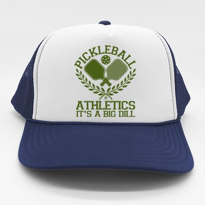 Funny Vintage Pickleball Athletics It's A Big Dill Trucker Hat