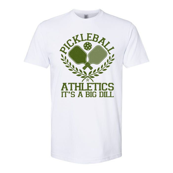 Funny Vintage Pickleball Athletics It's A Big Dill Softstyle® CVC T-Shirt