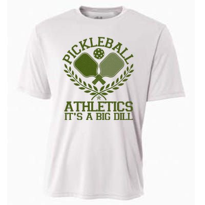 Funny Vintage Pickleball Athletics It's A Big Dill Cooling Performance Crew T-Shirt