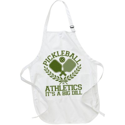 Funny Vintage Pickleball Athletics It's A Big Dill Apron