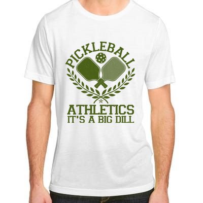 Funny Vintage Pickleball Athletics It's A Big Dill Adult ChromaSoft Performance T-Shirt