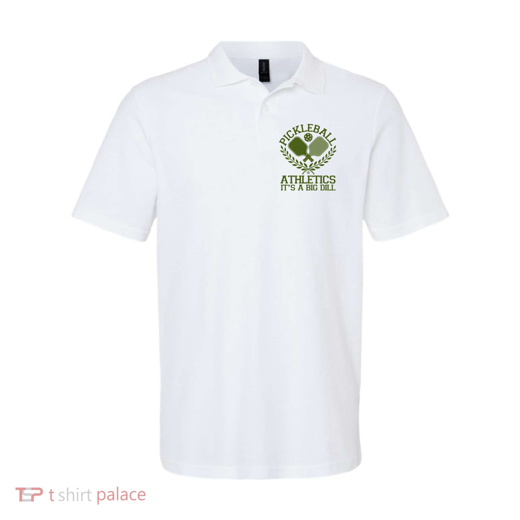 Funny Vintage Pickleball Athletics It's A Big Dill Polo