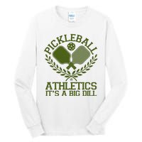 Funny Vintage Pickleball Athletics It's A Big Dill Tall Long Sleeve T-Shirt