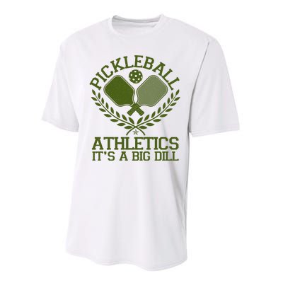 Funny Vintage Pickleball Athletics It's A Big Dill Performance Sprint T-Shirt