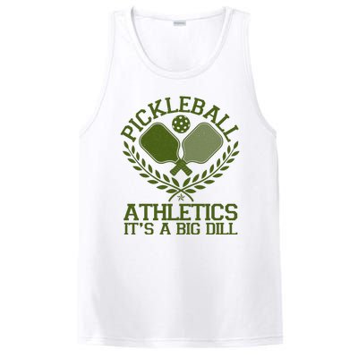 Funny Vintage Pickleball Athletics It's A Big Dill PosiCharge Competitor Tank