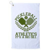 Funny Vintage Pickleball Athletics It's A Big Dill Platinum Collection Golf Towel