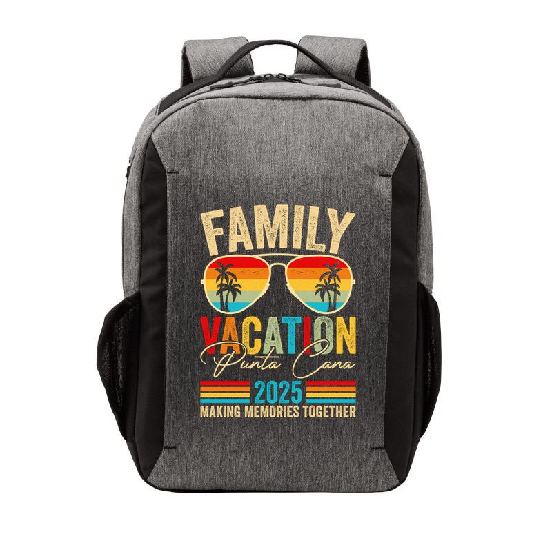 Family Vacation Punta Cana 2025 Vector Backpack