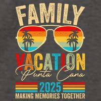 Family Vacation Punta Cana 2025 Vector Backpack