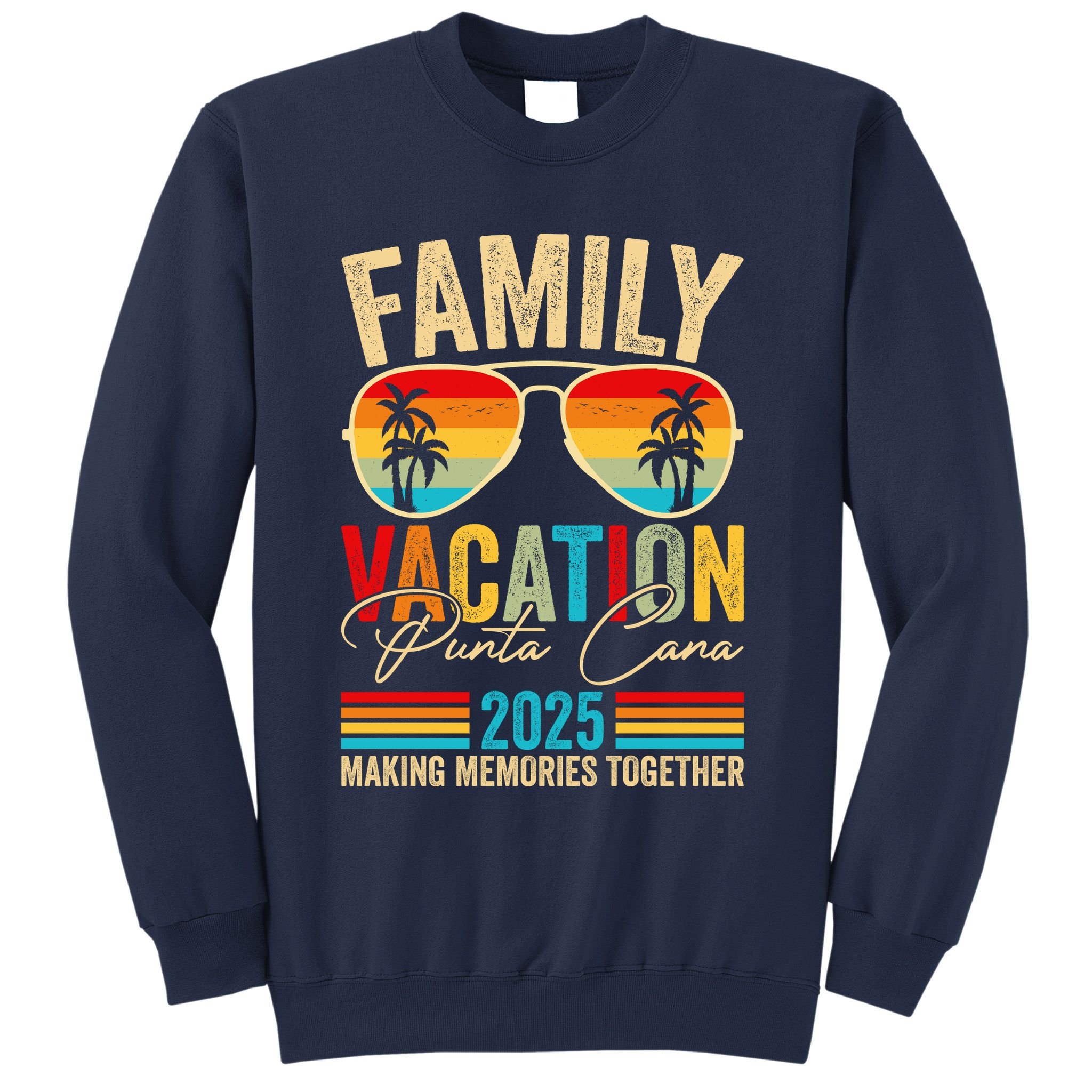 Family Vacation Punta Cana 2025 Sweatshirt