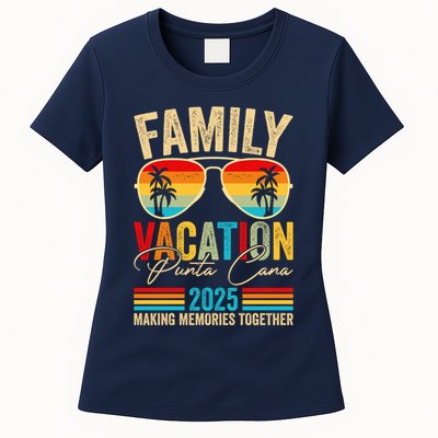 Family Vacation Punta Cana 2025 Womens T-Shirt