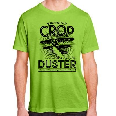 Funny Vintage Professional Crop Duster Adult ChromaSoft Performance T-Shirt