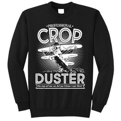 Funny Vintage Professional Crop Duster Sweatshirt