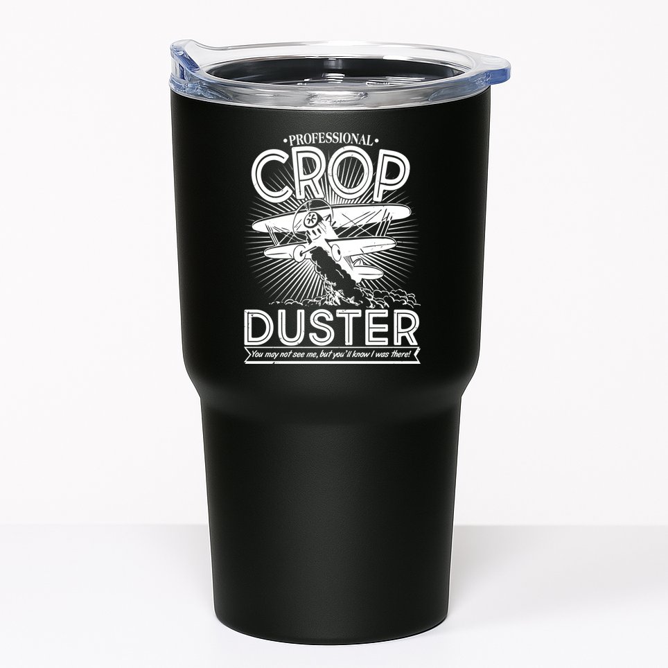 Funny Vintage Professional Crop Duster Tumbler