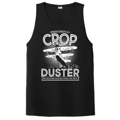 Funny Vintage Professional Crop Duster PosiCharge Competitor Tank