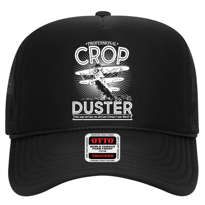 Funny Vintage Professional Crop Duster Trucker Hat