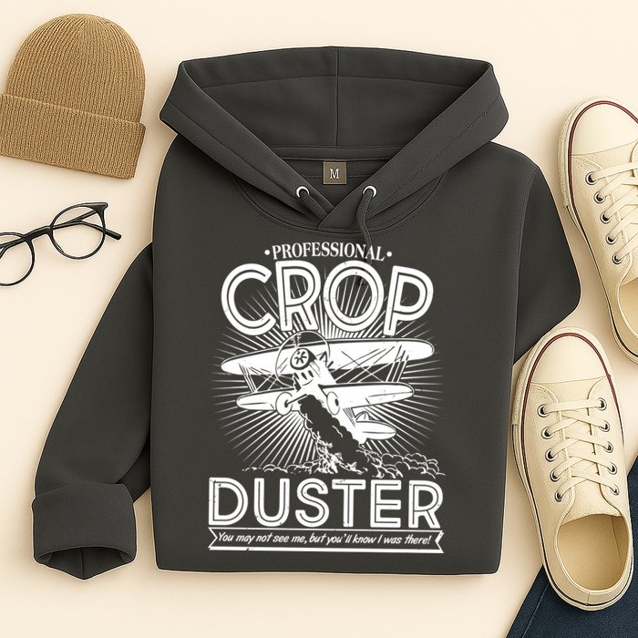 Funny Vintage Professional Crop Duster Hoodie