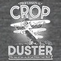 Funny Vintage Professional Crop Duster Hoodie
