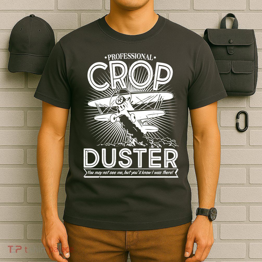 Funny Vintage Professional Crop Duster T-Shirt