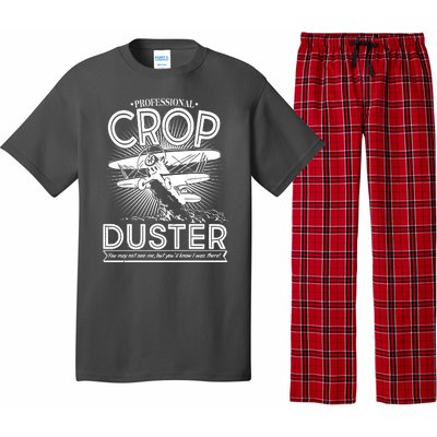 Funny Vintage Professional Crop Duster Pajama Set