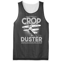 Funny Vintage Professional Crop Duster Mesh Reversible Basketball Jersey Tank