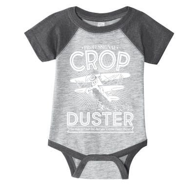 Funny Vintage Professional Crop Duster Infant Baby Jersey Bodysuit