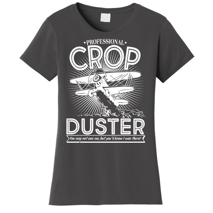 Funny Vintage Professional Crop Duster Women's T-Shirt