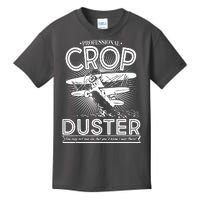 Funny Vintage Professional Crop Duster Kids T-Shirt