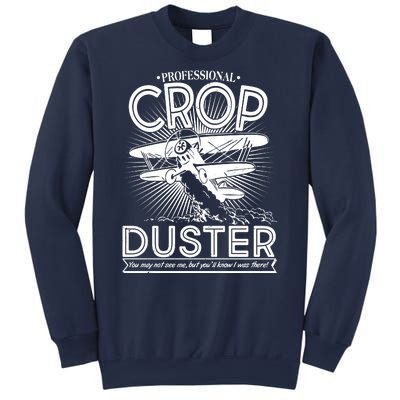 Funny Vintage Professional Crop Duster Sweatshirt