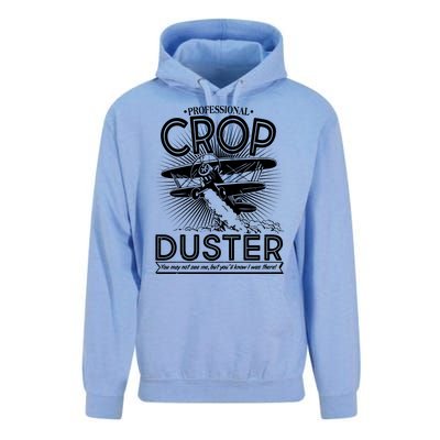 Funny Vintage Professional Crop Duster Unisex Surf Hoodie