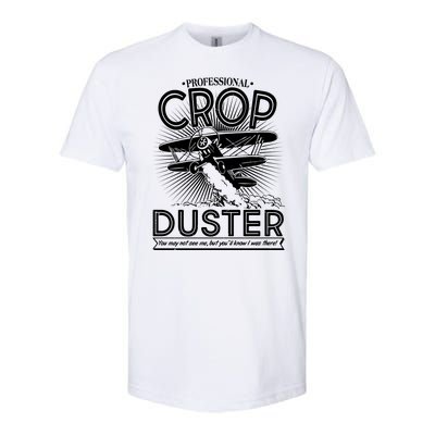 Funny Vintage Professional Crop Duster Softstyle® CVC T-Shirt