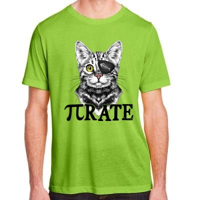 Funny Vintage Pi Day 314 PiRate Pirate Cat Adult ChromaSoft Performance T-Shirt