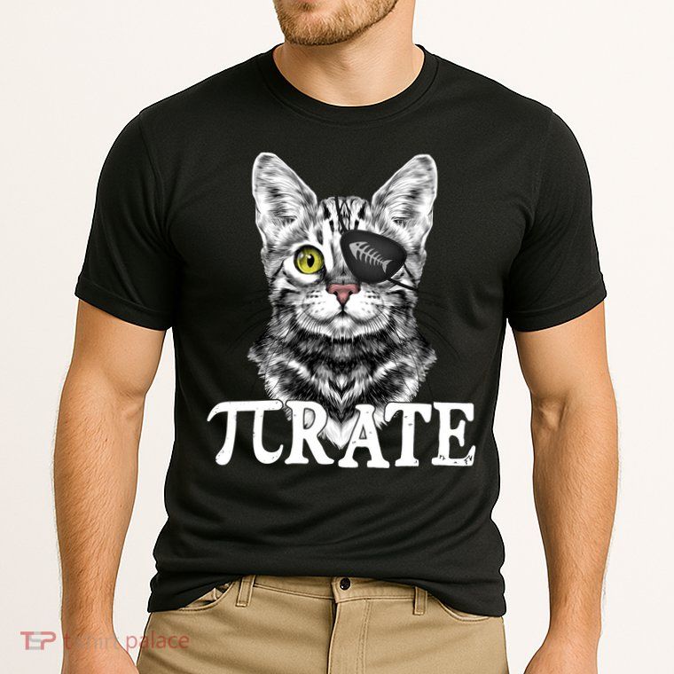 Funny Vintage Pi Day 314 PiRate Pirate Cat Performance Shirt