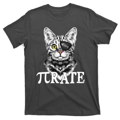 Funny Vintage Pi Day 314 PiRate Pirate Cat T-Shirt