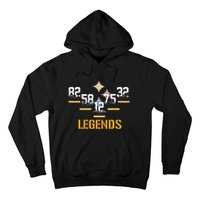 Football Vintage Pittsburgh Legends Signatures Hoodie