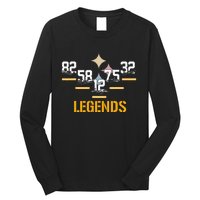 Football Vintage Pittsburgh Legends Signatures Long Sleeve Shirt