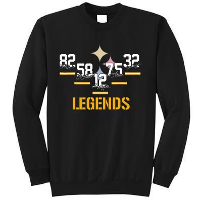 Football Vintage Pittsburgh Legends Signatures Sweatshirt