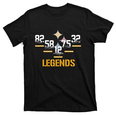 Football Vintage Pittsburgh Legends Signatures T-Shirt