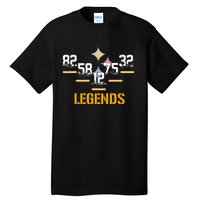 Football Vintage Pittsburgh Legends Signatures Tall T-Shirt