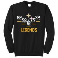 Football Vintage Pittsburgh Legends Signatures Tall Sweatshirt