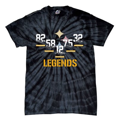 Football Vintage Pittsburgh Legends Signatures Tie-Dye T-Shirt