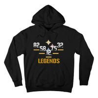 Football Vintage Pittsburgh Legends Signatures Tall Hoodie