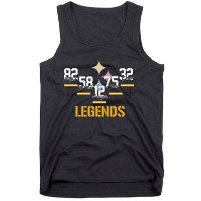 Football Vintage Pittsburgh Legends Signatures Tank Top